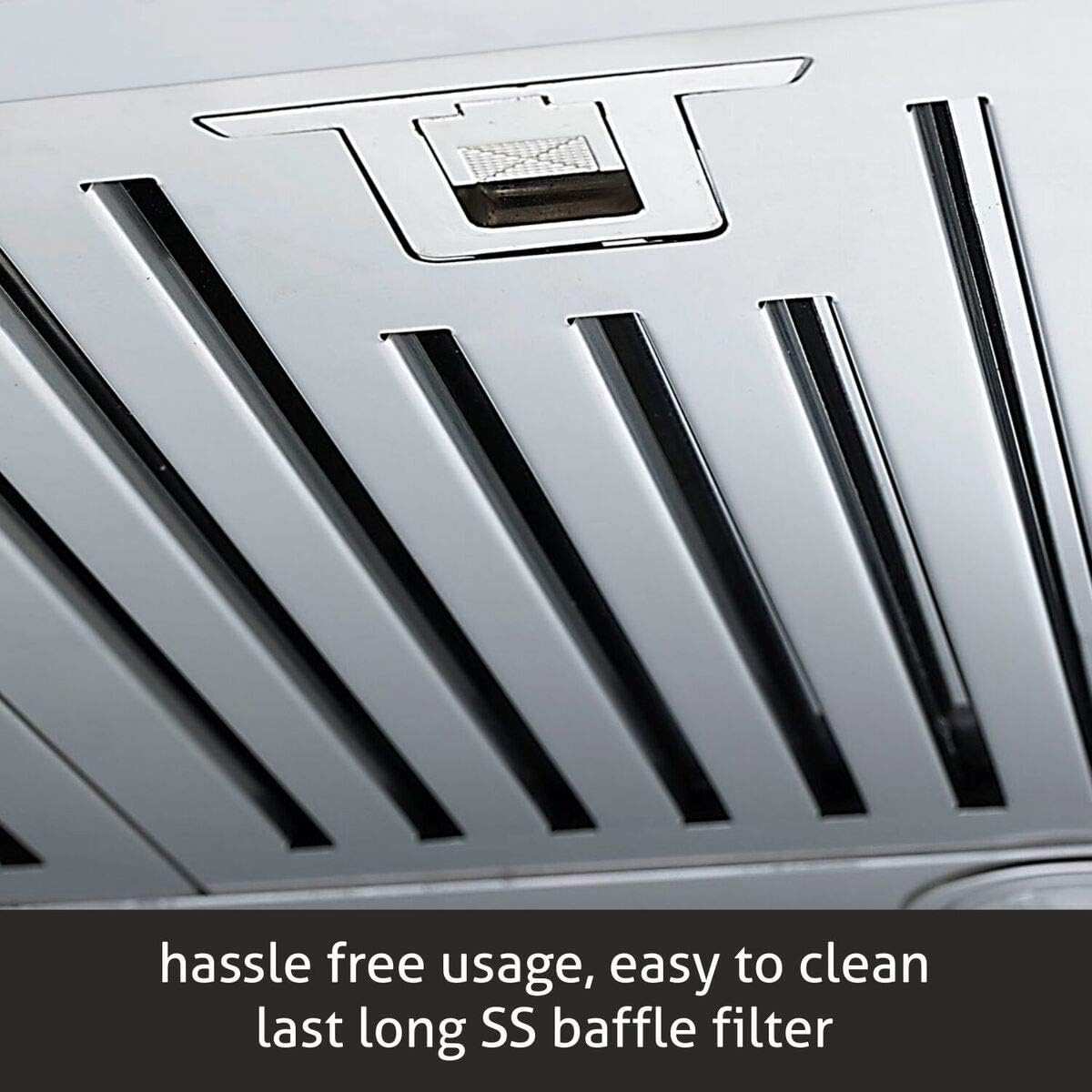 க்ளென் எலக்ட்ரிக் கிச்சன் சிம்னி டச் சென்சார் 6056 TS 1250 m3/h - 60 செ.மீ.