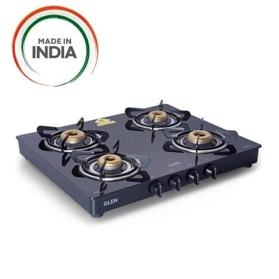 Glen Glass Cooktop 4 Burner 1041 GT FBB BK