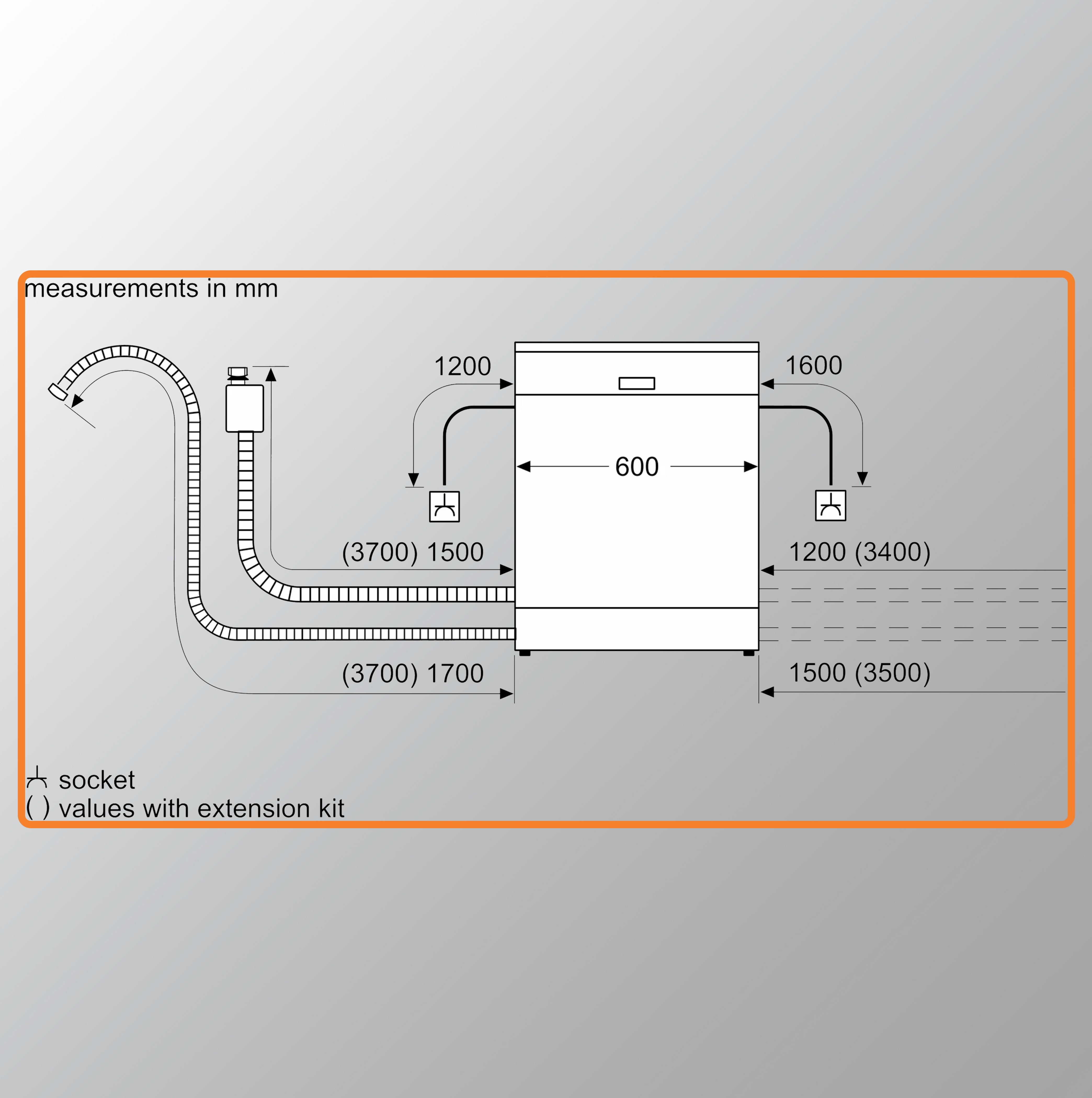 Bosch SMD6ZCX50E Series 6 fully-integrated dishwasher 60 cm