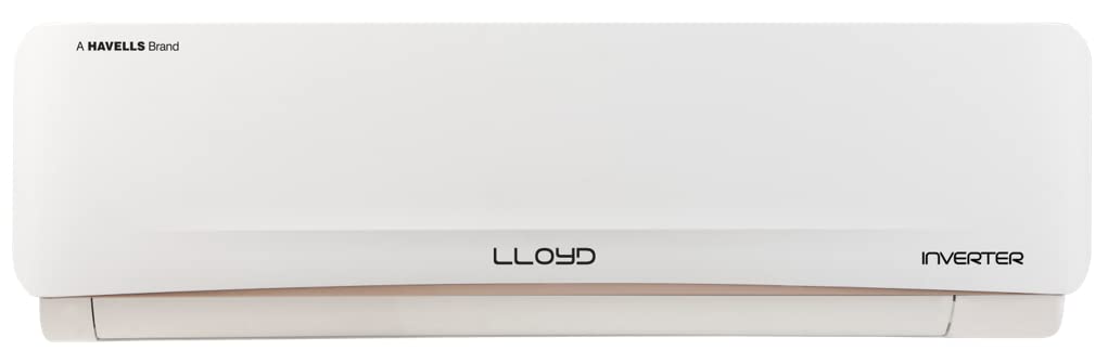 Lloyd 2.0 Ton 5 Star Inverter Split AC (5 in 1 Convertible, Copper, Anti-Viral + PM 2.5 Filter, 2023 Model, White with Golden Deco Strip, GLS24I5FWGEV)