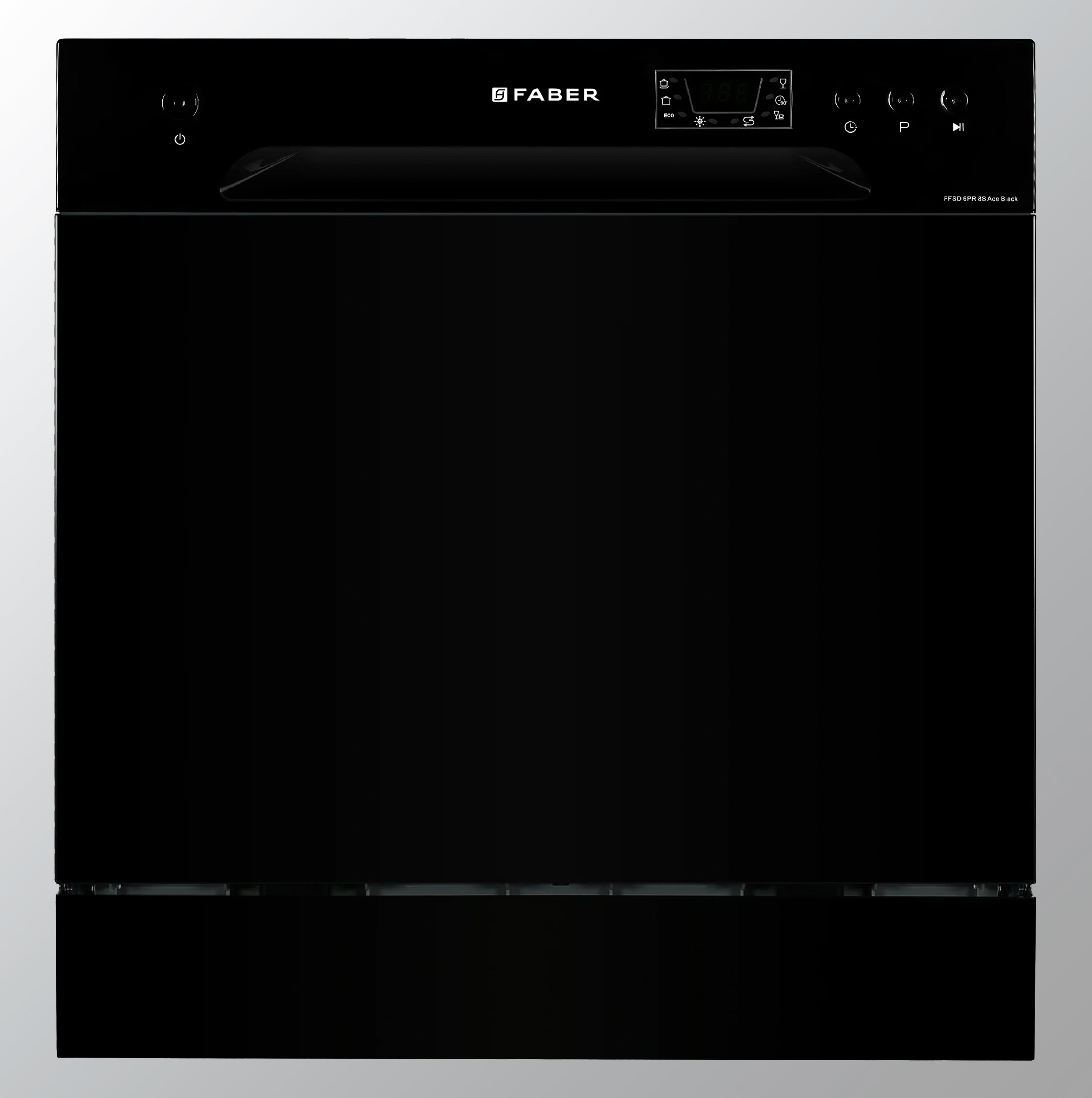 Faber Dishwasher 8 Place Setting FFSD 6PR 8S Ace Black