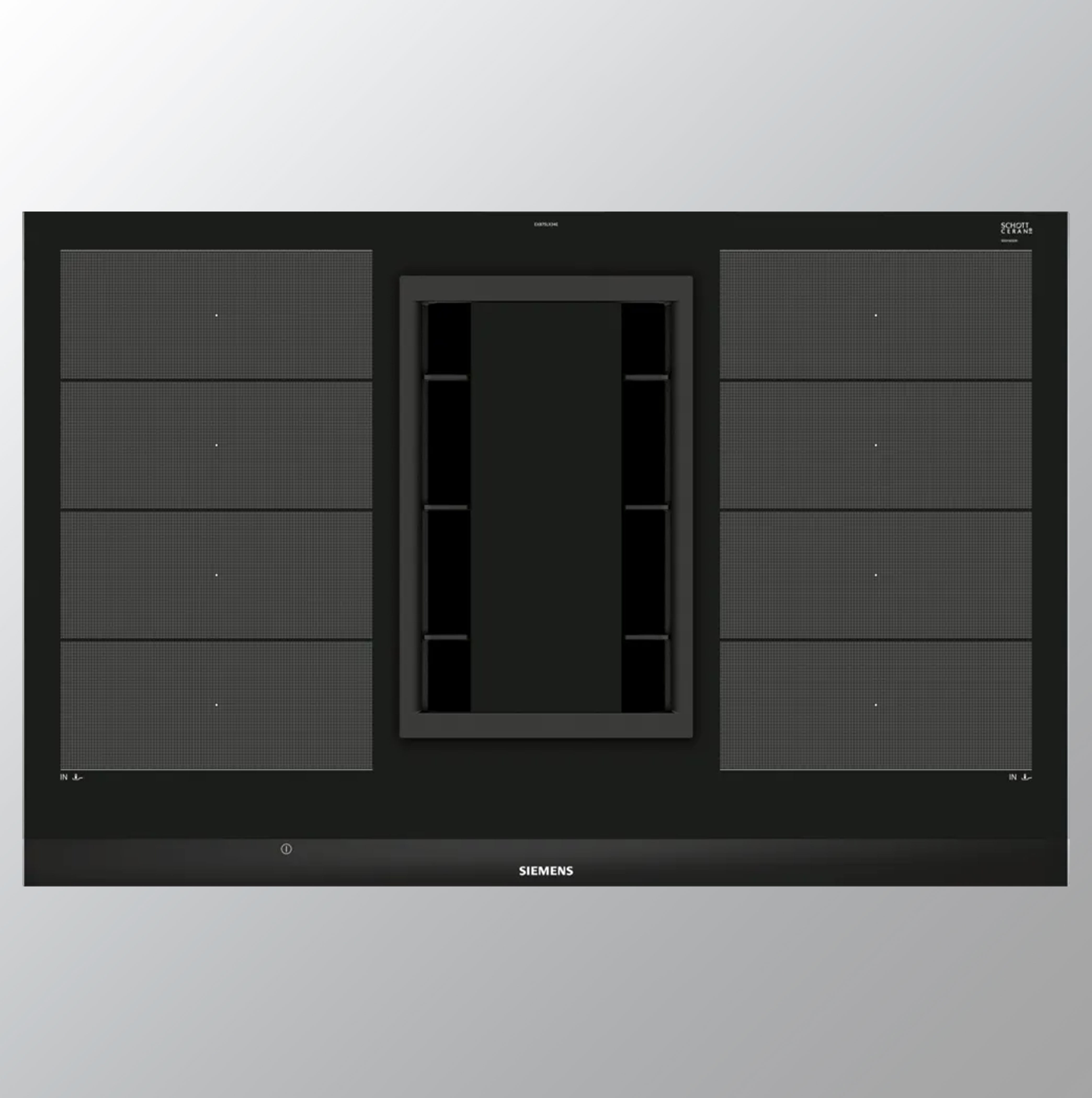 Siemens Induction hob with integrated ventilation system 80 cm EX875LX34E