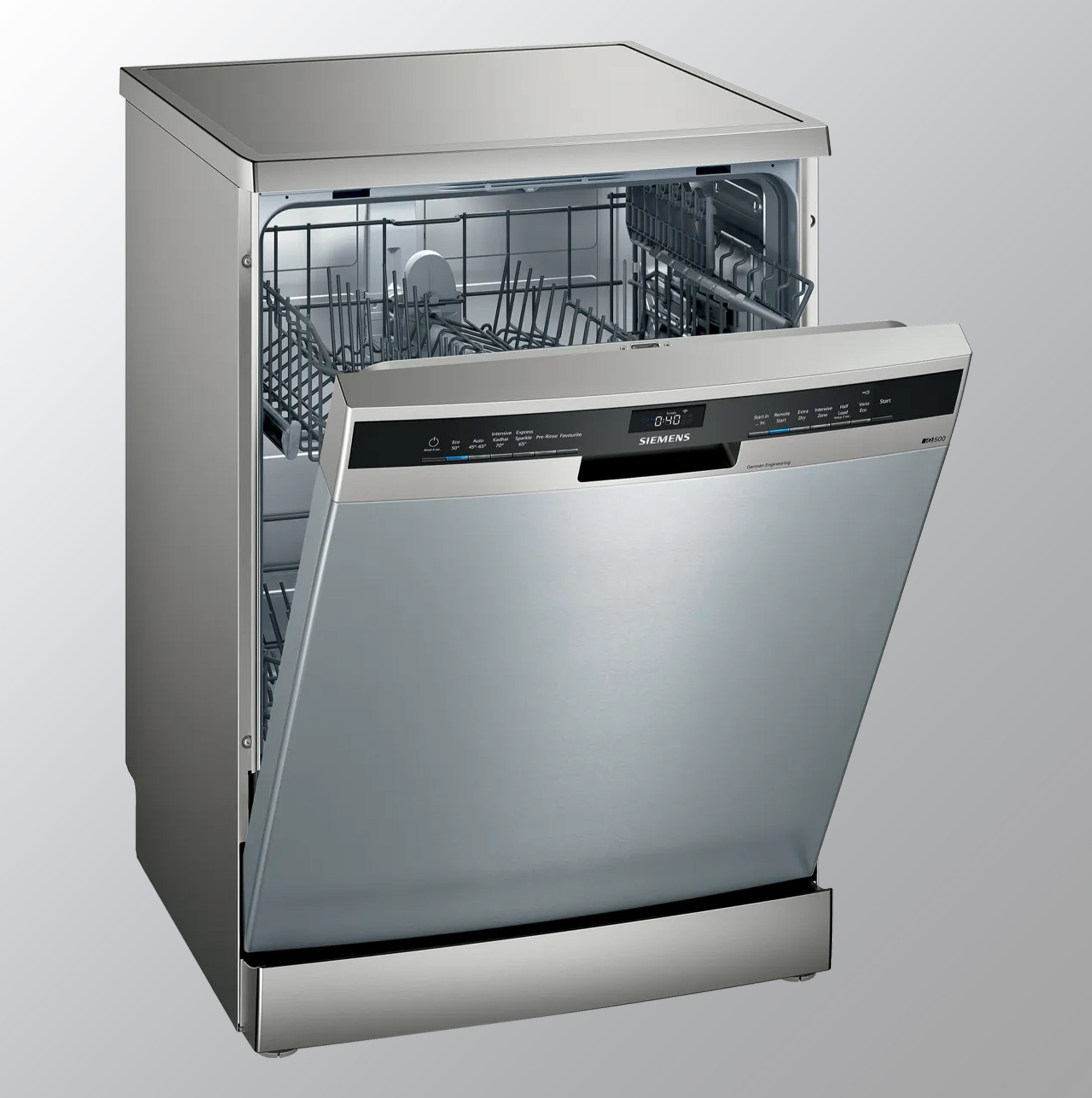 Siemens SN25II00TI Free Standing 13 Place Settings Dishwasher free-standing 60 cm Fingerprint free stee, steel