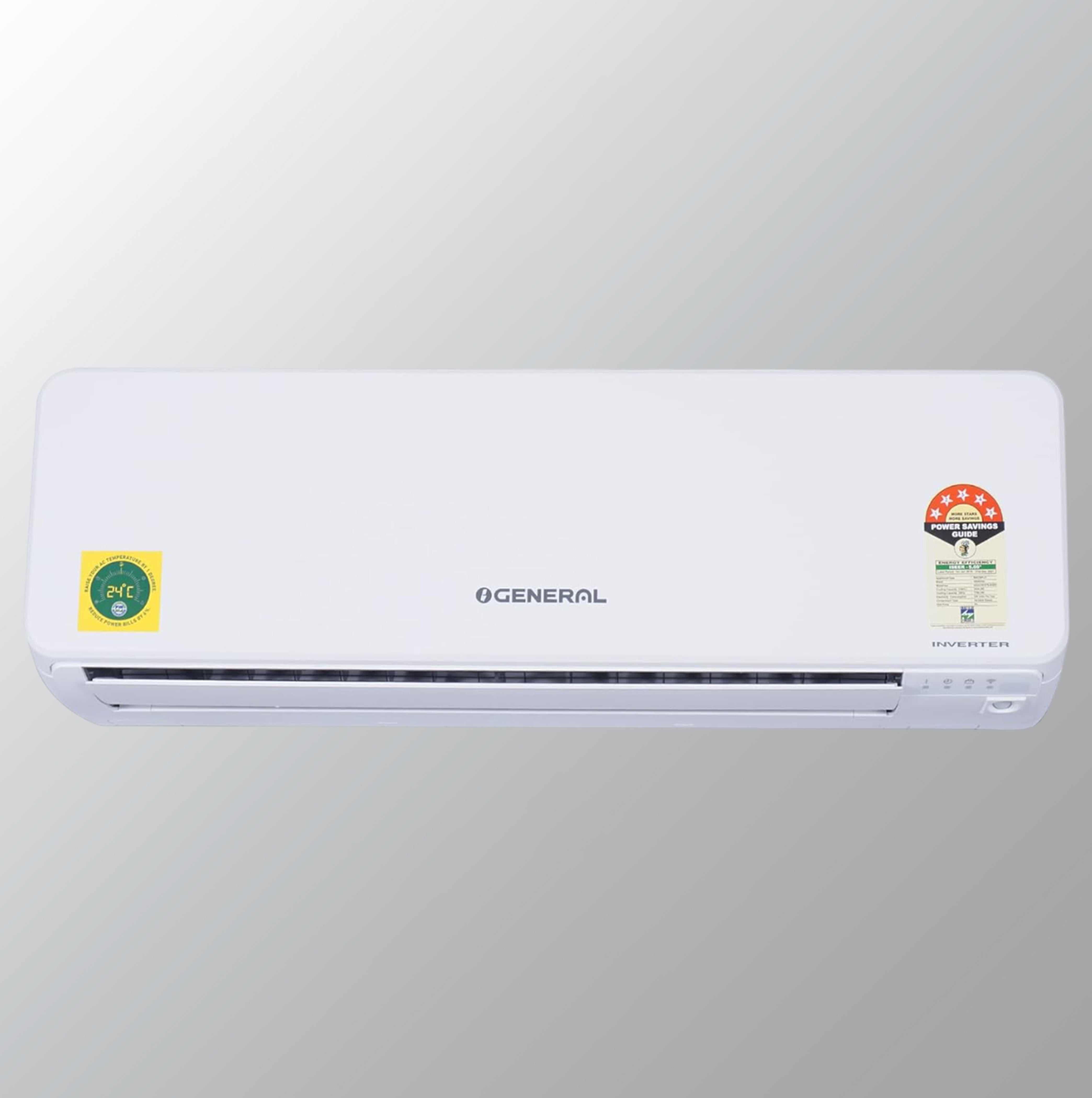O-General 1 Ton 5 Star Split AC ASGG12CGTB-B White