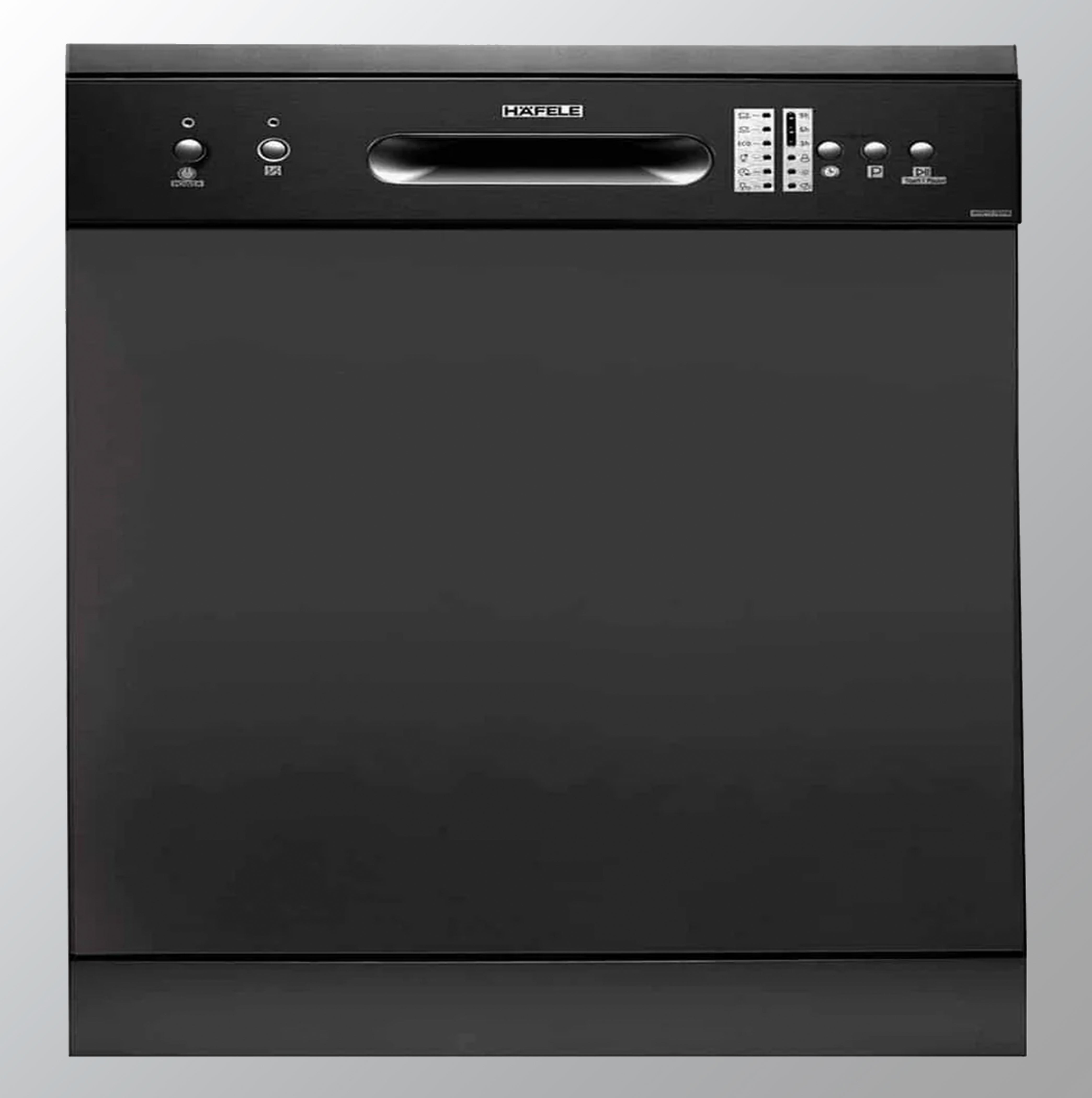 Hafele Aqua 14XL, 14 Place Settings Stainless Steel Freestanding Dishwasher, Silver INOX