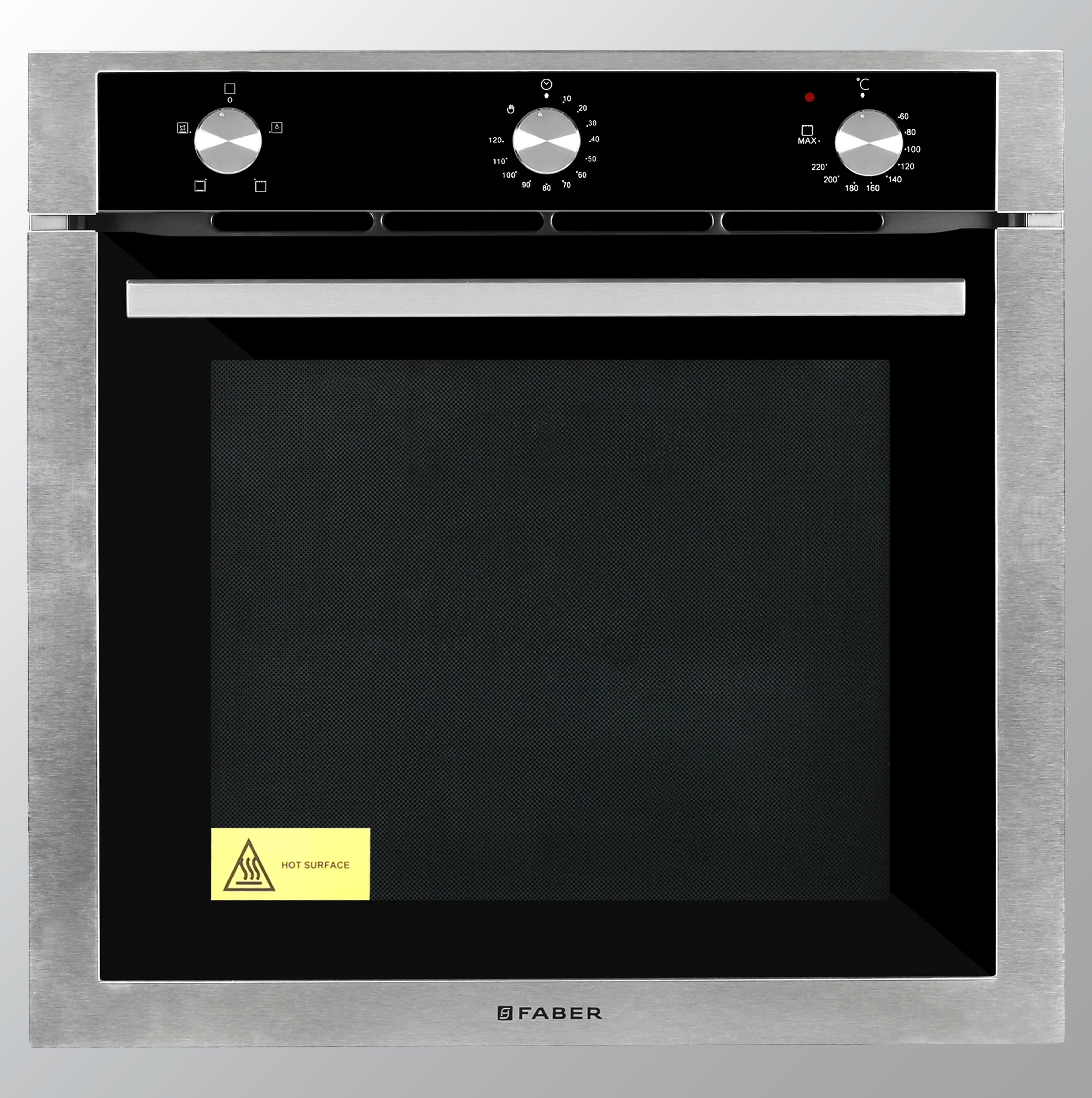 அடுப்பில் கட்டப்பட்ட ஃபேபர் FBIO 80L 4F; கருப்பு