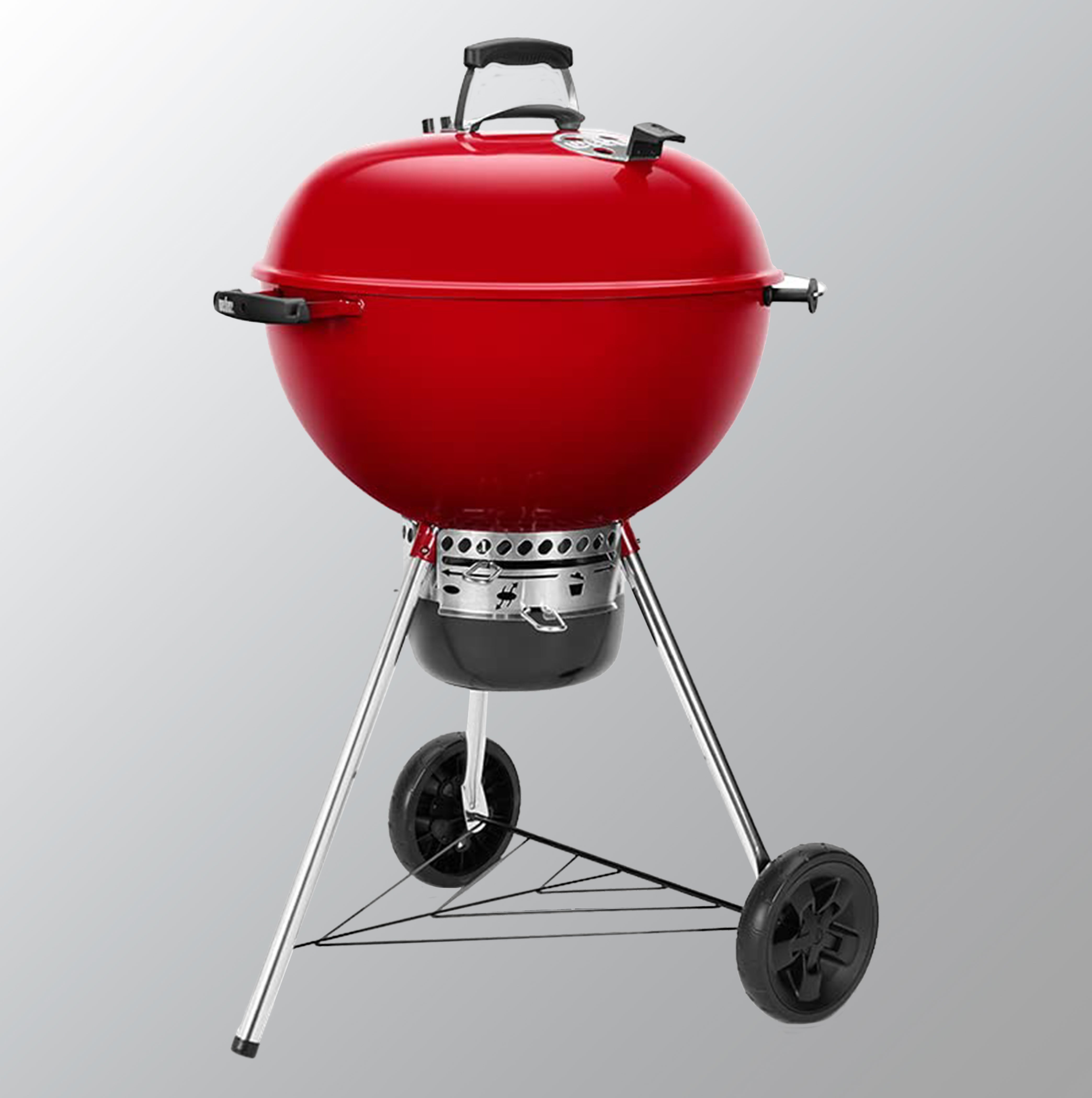 Weber Original Kettle Premium Limited Edition Charcoal Grill 57CM, Red