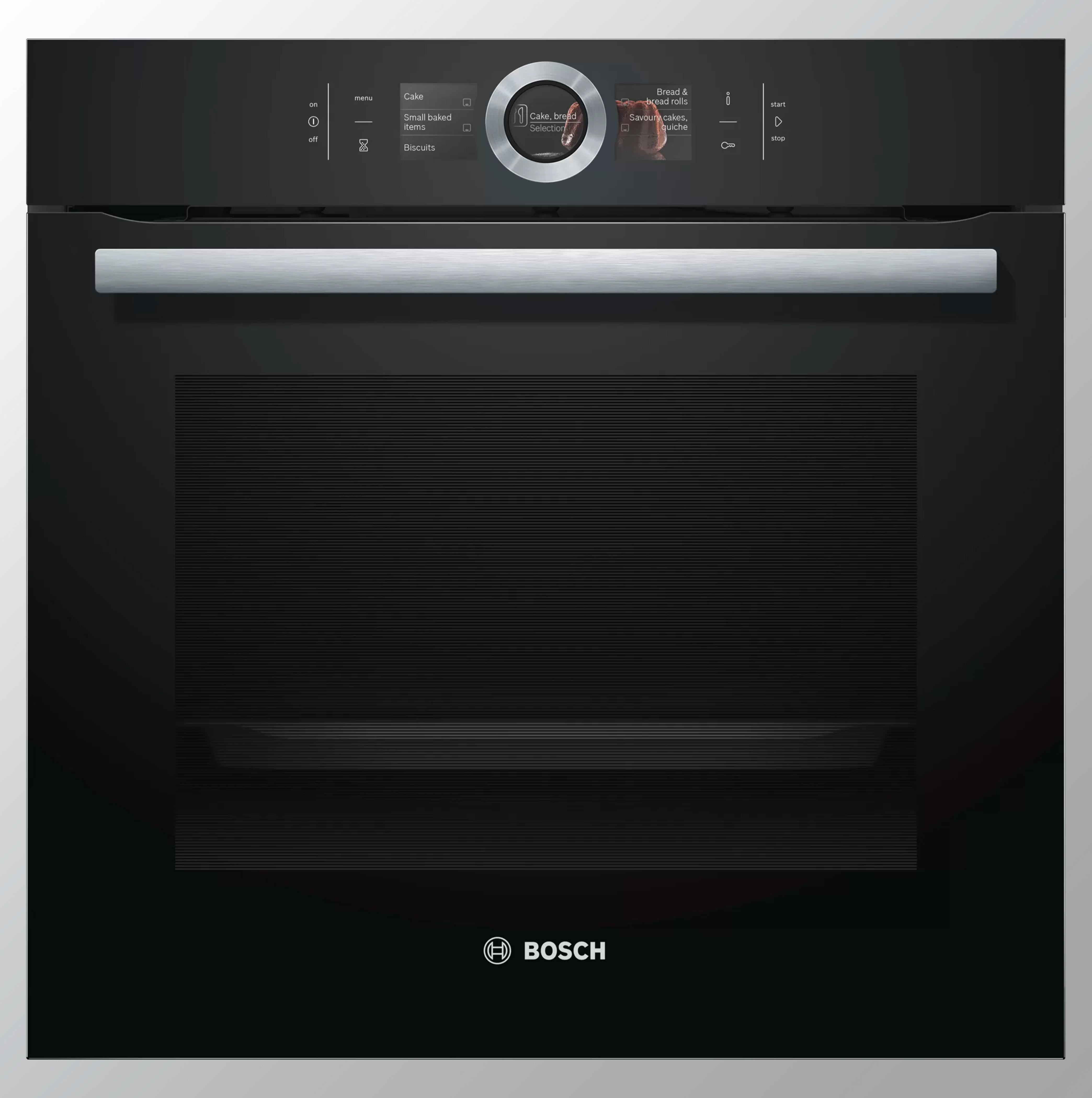Bosch Built in oven Serie | 8 60 x 60 cm Black HBG6764B6B