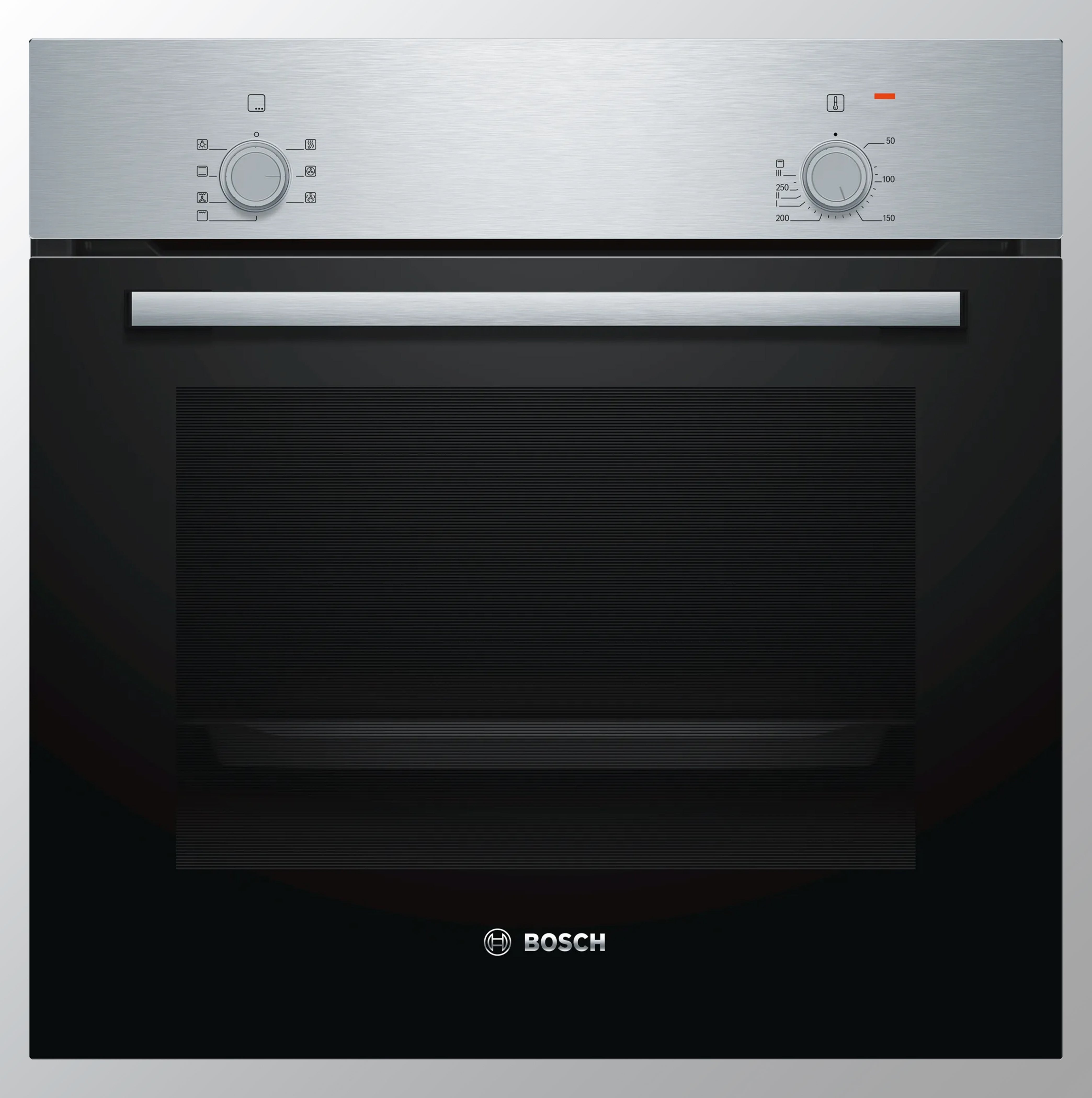 Bosch Serie | 2 60 cm 66 L Stainless Steel Built In Oven HBF010BR0Z (Steel/Black)