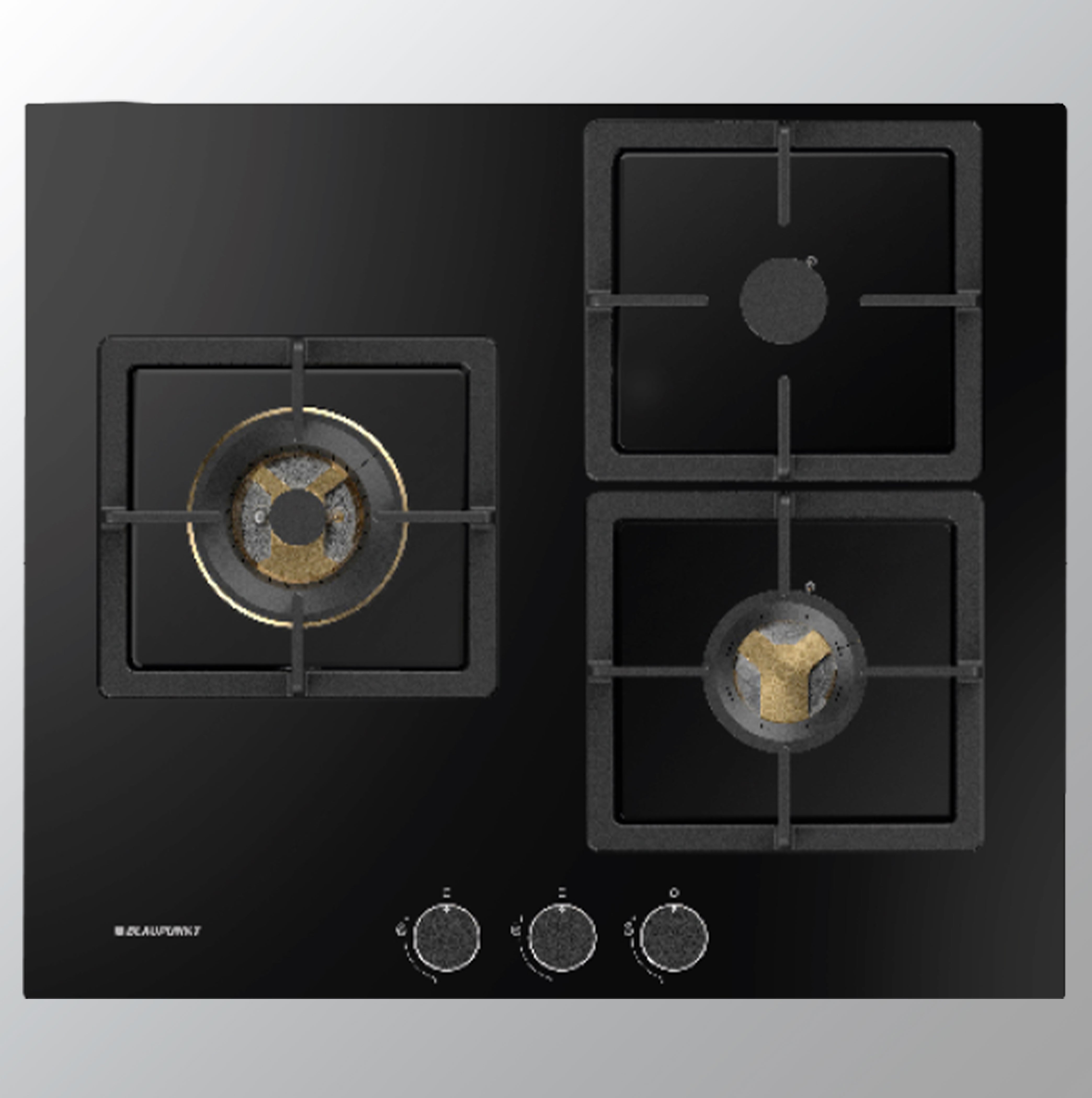 Blaupunkt 5GH 65BB390 Gas Hob: 220-240V, 50-60Hz, Spark Ignition, Controllable Design for Comfortable Electrical Consumption