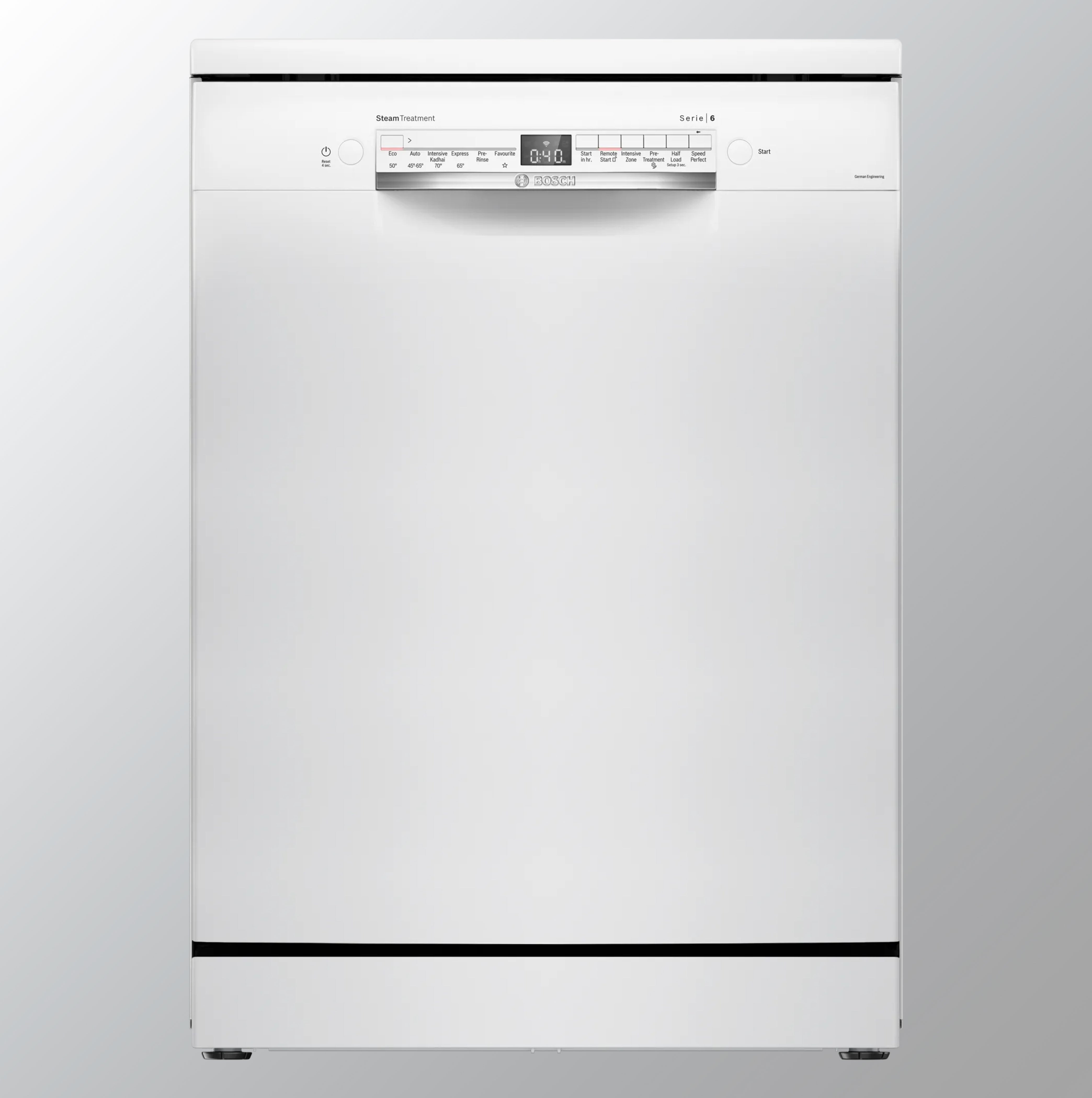 Bosch SMS6IKW01I Series 6 Bosch free-standing dishwasher 60 cm White