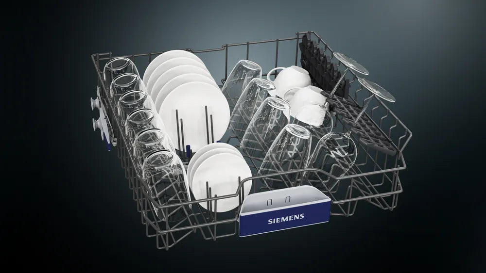 Siemens 14 Place Settings iQ500 free-standing dishwasher (SN25HI00VI, Fingerprint free steel)