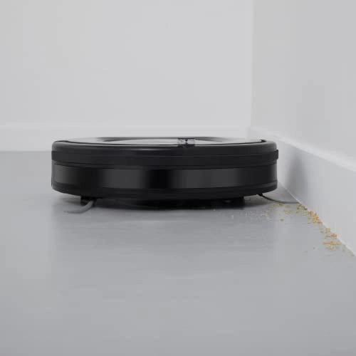 Eureka Forbes Robo Vac N Mop with Powerful Suction, 3 in 1 Robotic Vacuum Cleaner (Dry Suction+Mopping+UV Action+Remote Control), Works on on Tiles, Carpets and Wooden Floors (Black)