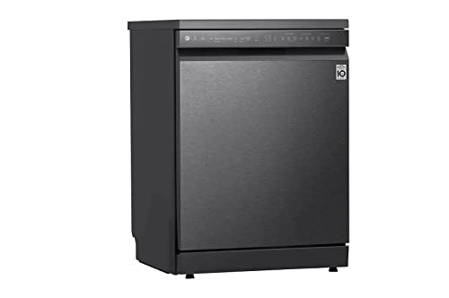 LG 14 Place Settings Wi - Fi Dishwasher (DFB424FM, Matt Black, Adjustable racks)