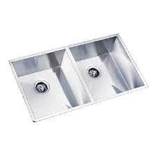 Kaff Stainless Steel Finish Double Bowl Sink KS 870 DB (R10)
