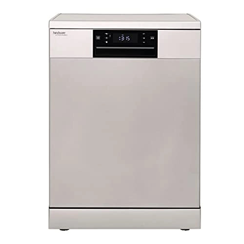 Hindware Calico 14 Place Settings Free Standing Auto-Clean Dishwasher With 8 Wash Programs (Silver)
