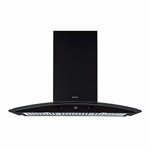 Elica iSMART 5 STAR Performance 90 cm Chimney with Inverter Technology and LTW (iSMART GLACE TRIM BF LTW 903 NERO)