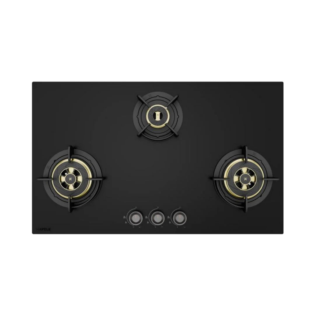 Hafele ALTIUS PLUS MATT GLASS 3 Burner Hob - 390 x 86 cm