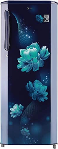 LG 270 L 3 Star Inverter Direct-Cool Single Door Refrigerator (GL-B281BBCX, Blue Charm, Moist 'N' FRESH)