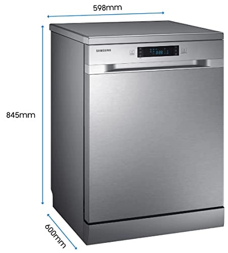 Samsung 13 Place Setting Freestanding Dishwasher with Intensive Wash (DW60M5042FS/TL, Stainless Steel Tub,Hygiene Clean)