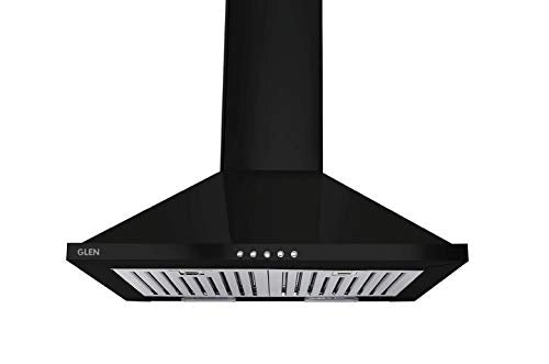 க்ளென் 60 செ.மீ 750 மீ3/மணி புகைபோக்கி (அக்வா 60 750 மீ3 LTW, 2 பாஃபிள் ஃபில்டர்கள், கருப்பு)