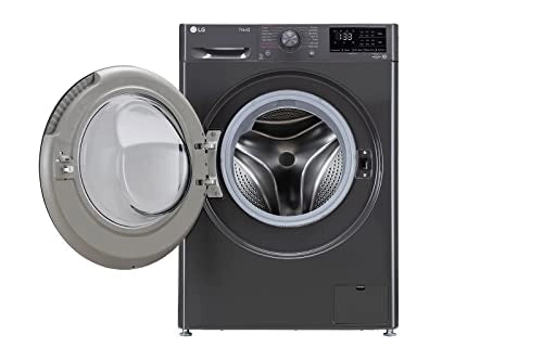 LG 7 Kg 5 Star Inverter Wi-Fi Fully-Automatic Front Loading Washing Machine with Heater (FHV1207Z4M, Middle Black)