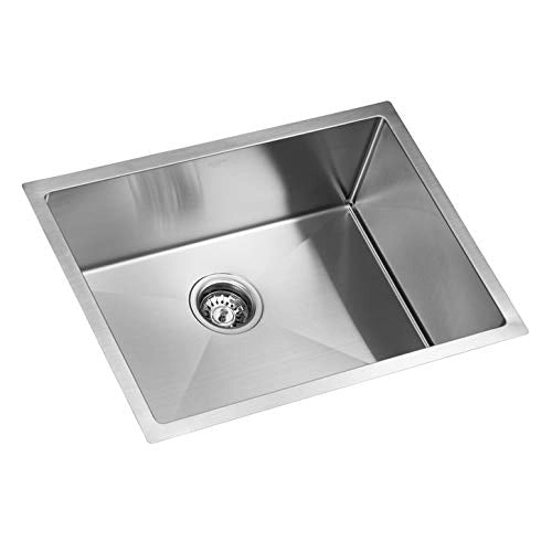 Kaff kitchen sink Stainless Steel Sink, Single Bowl KS610SB(R10) Silver