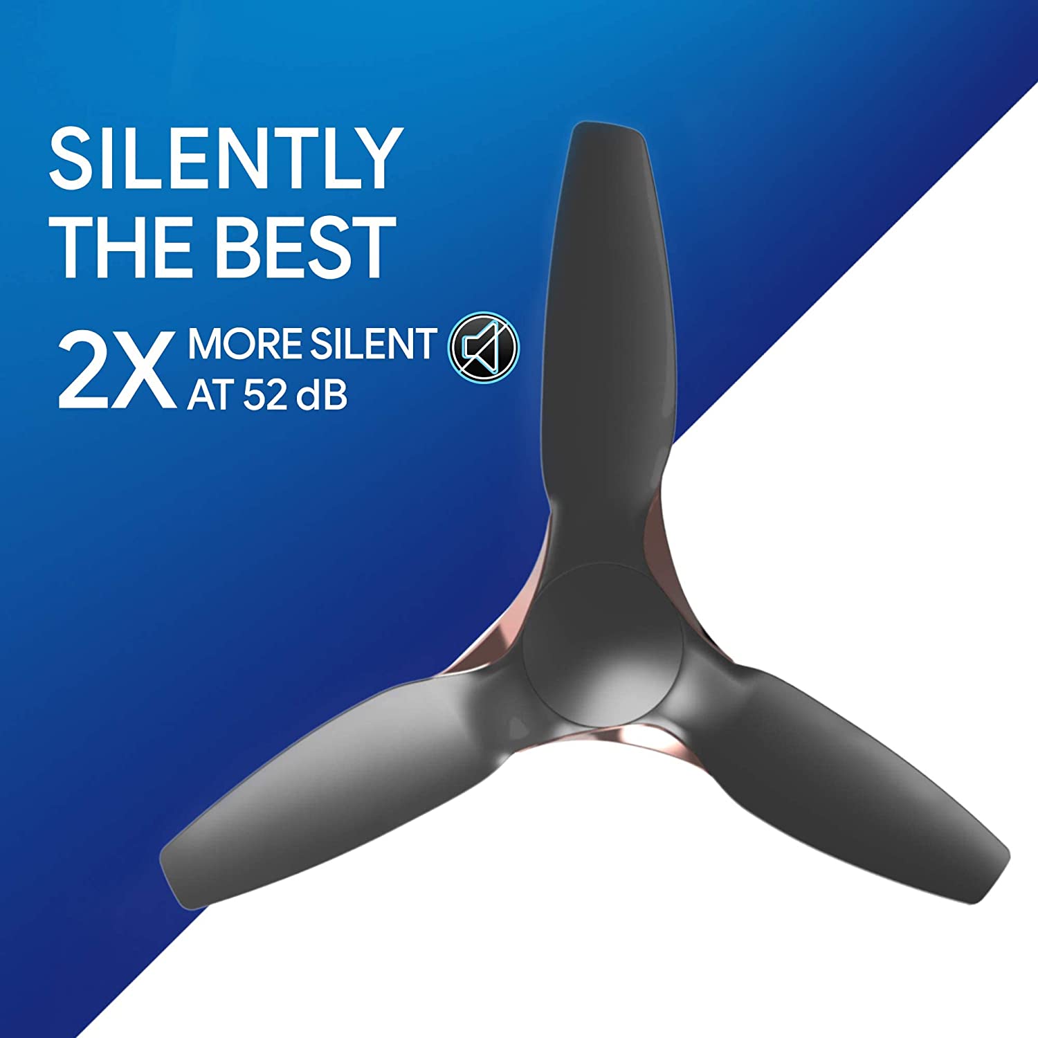 Crompton Silent Pro Enso 1225 mm BLDC Fan Charcoal Grey