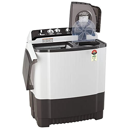 LG 7.5 kg 5 Star Semi-Automatic Top Load Washing Machine (P7530RGAZ, Dark Gray, Roller Jet Pulsator)