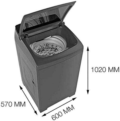 Whirlpool 7.5 kg Fully-Automatic Top Loading Washing Machine (360 Bloomwash Pro 7.5, Graphite)