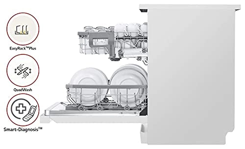LG 14 Place Settings Dishwasher (DFB424FW, White color)