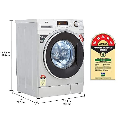 IFB 7.5 Kg 5 Star Fully-Automatic Front Loading Washing Machine (Elite Plus SXR, Silver, Cradle wash, 3D Wash technology)