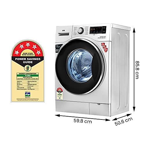 IFB 6.5 kg 5 Star Fully-Automatic Front Loading Washing Machine (Senorita WXS, Silver, In-Built Heater, 3D Wash Technology)