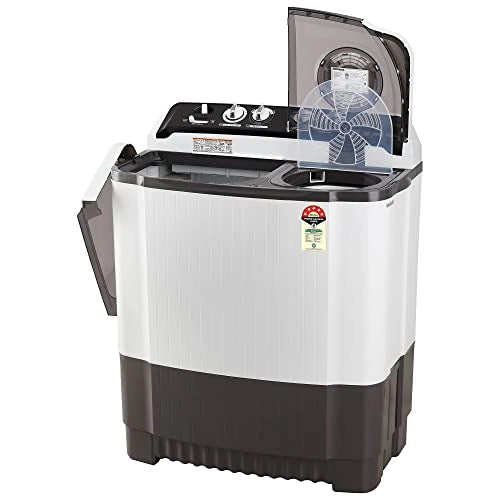 LG 7.5 kg 5 Star Semi-Automatic Top Load Washing Machine (P7530RGAZ, Dark Gray, Roller Jet Pulsator)