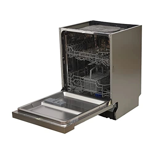 Carysil 12 Place Setting Semi Built-in dishwasher with stainless steel inlay