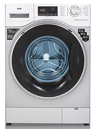 IFB 8 Kg 5 Star Front Load Washing Machine 2X Power Dual Steam (SENATOR WSS 8014, Silver, Hard Water Wash)