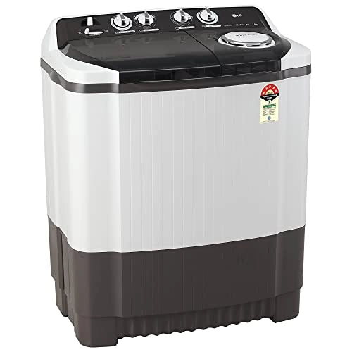 LG 7.5 kg 5 Star Semi-Automatic Top Load Washing Machine (P7530RGAZ, Dark Gray, Roller Jet Pulsator)