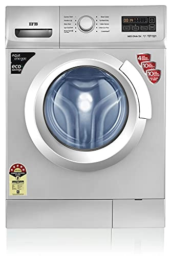 IFB 6 Kg 5 Star Fully-Automatic Front Loading Washing Machine (NEO DIVA SX, Silver,Cradle wash,3D wash technology)