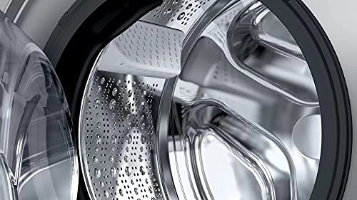 Bosch 9 kg Inverter Fully-Automatic Front Loading Washing Machine (WGA244ASIN, 1400RPM, Silver)