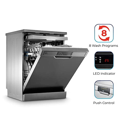 IFB 15 Place Settings wash Free Standing Dishwasher (Neptune VX1 Plus, In Built Heater with Hygienic Steam Drying)