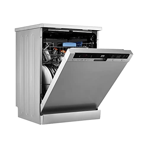IFB 12 Place Settings Hot Water Wash Free Standing Dishwasher (Neptune VX, Dark Silver,With Heater, for Indian Utensils)