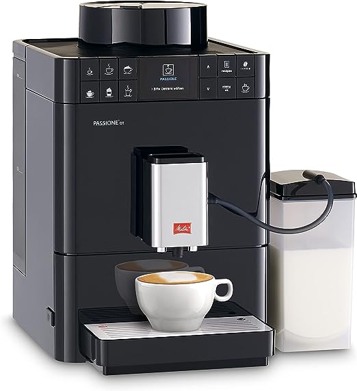 Melitta PASSIONE OT Fully Automatic Espresso Coffee Machine One Touch Function,Black F53/1-103
