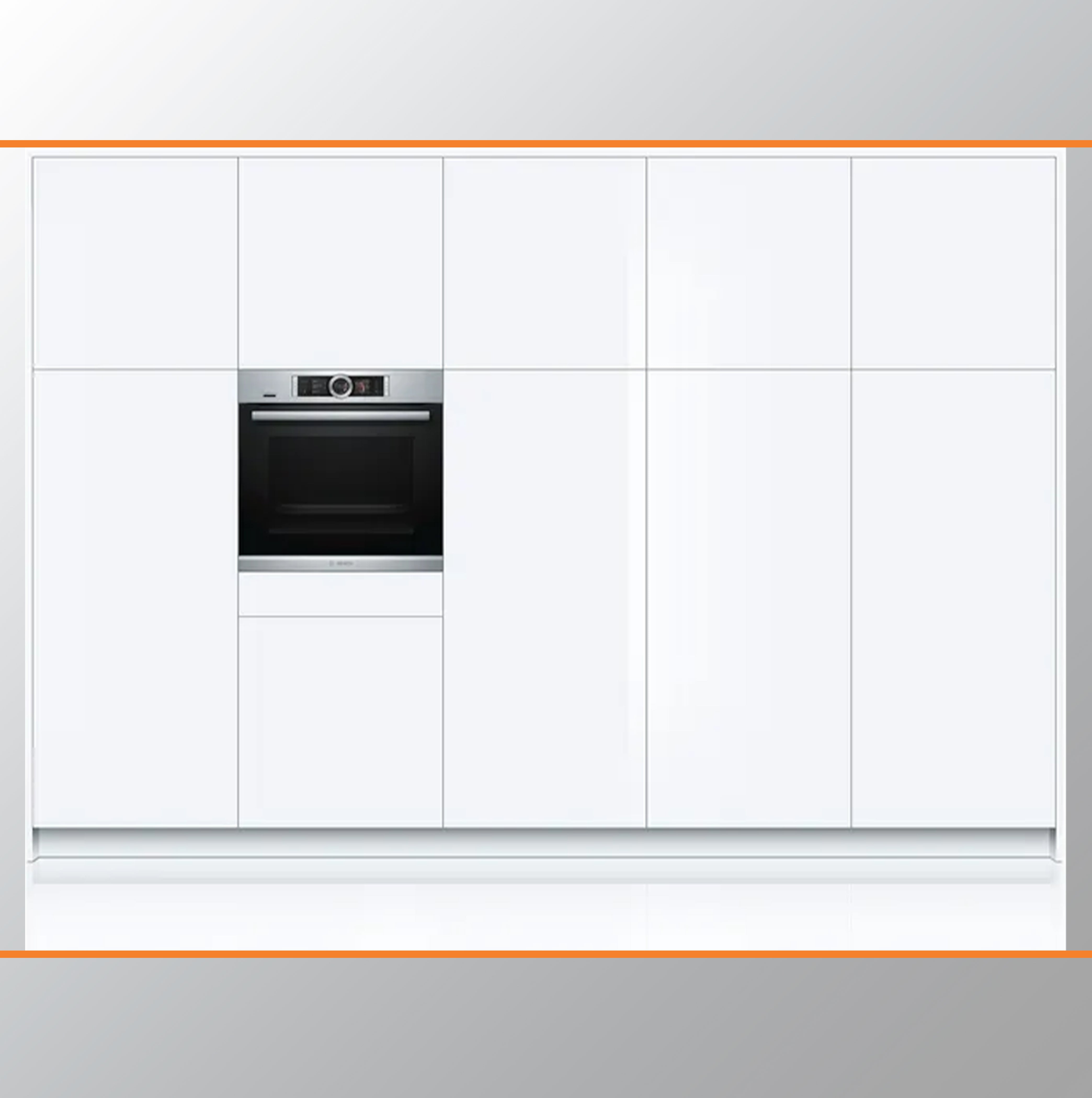 Bosch HRG6769S6 Series 8 Built-in oven with added steam function 60 x 60 cm Stainless steel