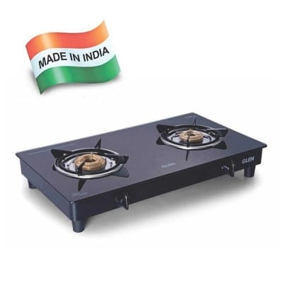 Glen Gas Stove 2 Burner Brass Burner 1020 GT XL