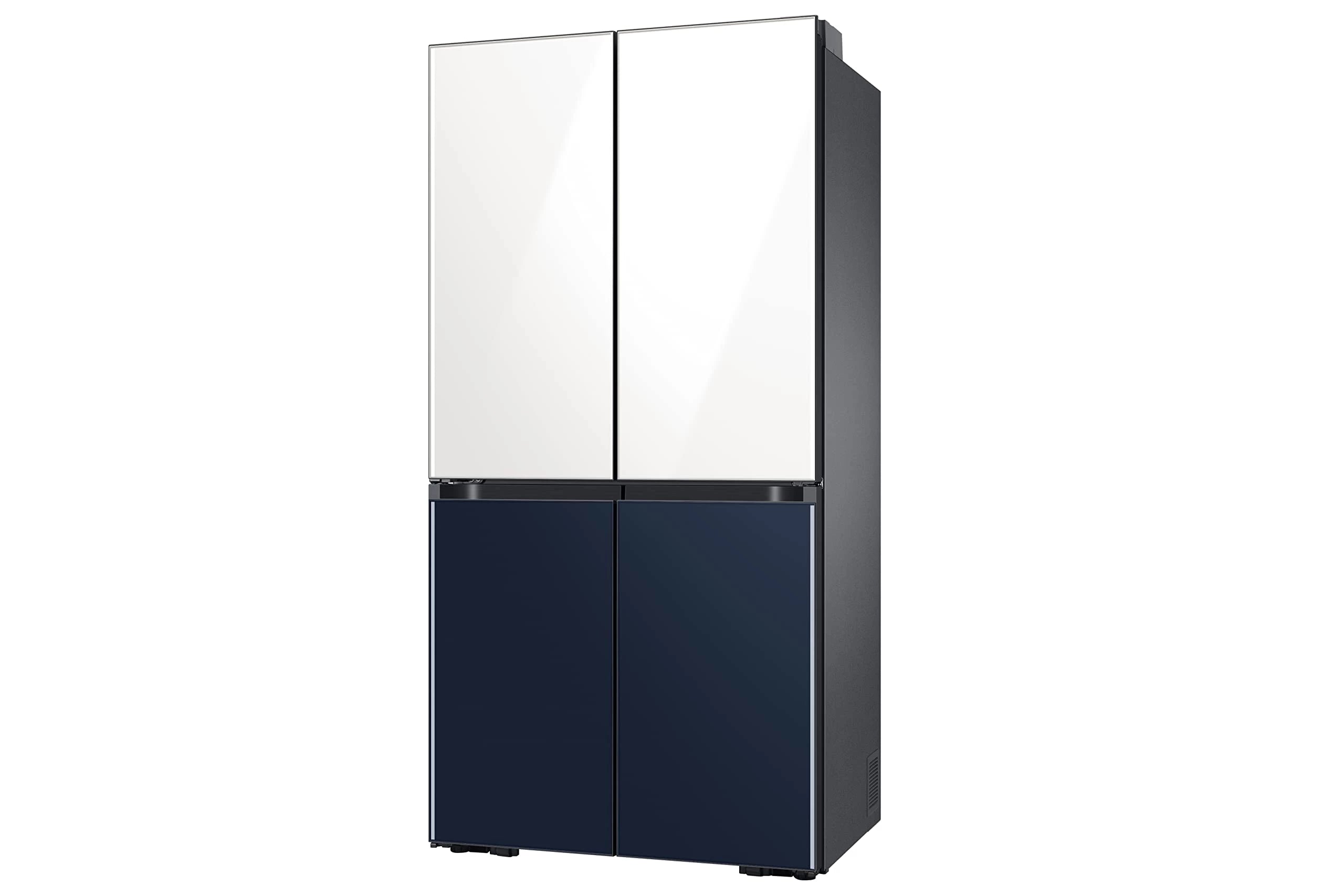 Samsung 670 L Triple Cooling Side-by-Side Refrigerator Appliance (RF63A91C377/TL, Glam White+Glam navy, Inverter Compressor)