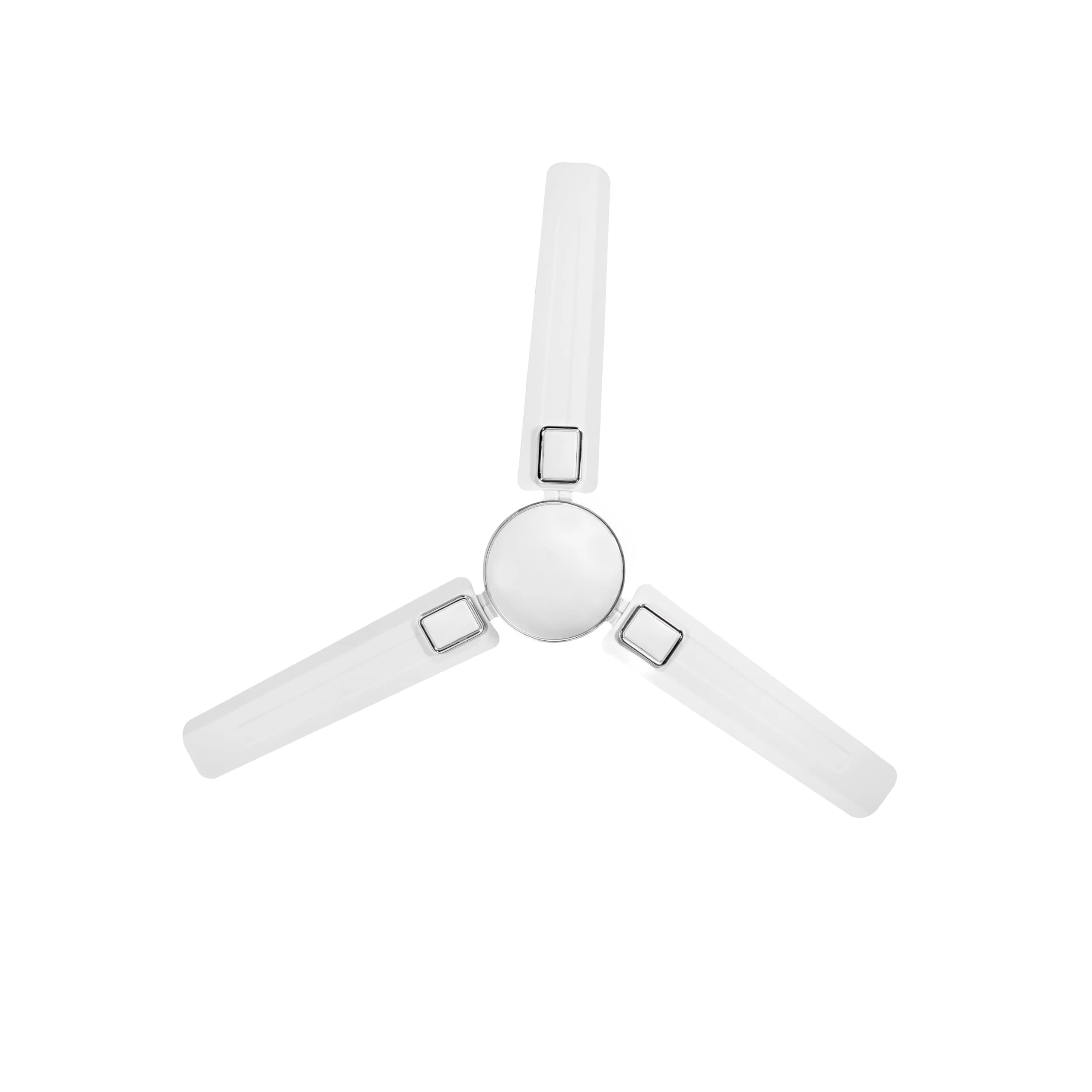 eFF4 Sino1200 mm 3 Blade 5 Star power Saving Ceiling fan with BLDC Motor | Remote control | Decorative Fan with Lights | High Air Flow (White - Aster, Pack of 1)