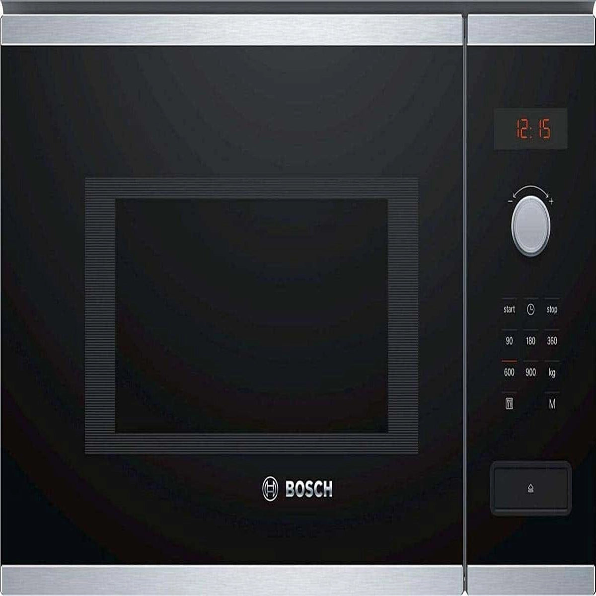 Bosch LED டிஸ்ப்ளே கண்ட்ரோல் பில்ட் இன் மைக்ரோவேவ்ஸ், 25 L (கருப்பு) BEL553MS0I