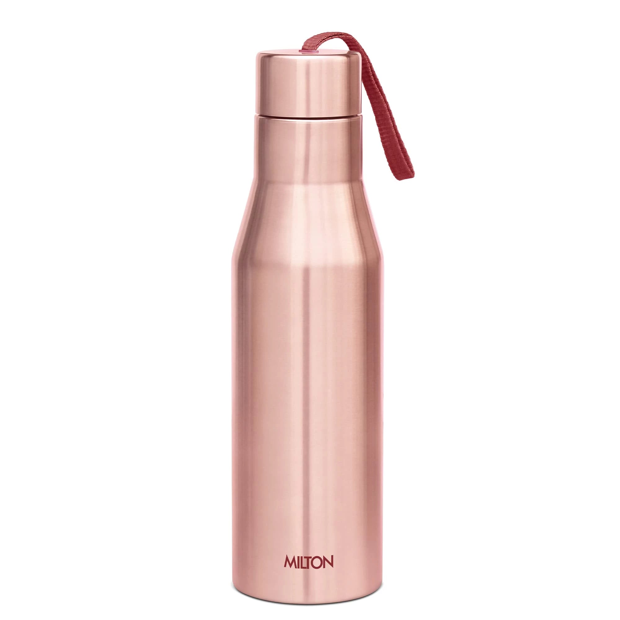 MILTON Super 750 Single Wall Stainless Steel Bottle, 650 ml, Copper | Leak Proof | Office, Gym, Home, Kitchen, Hiking, Treking, Travel | Pack of 1