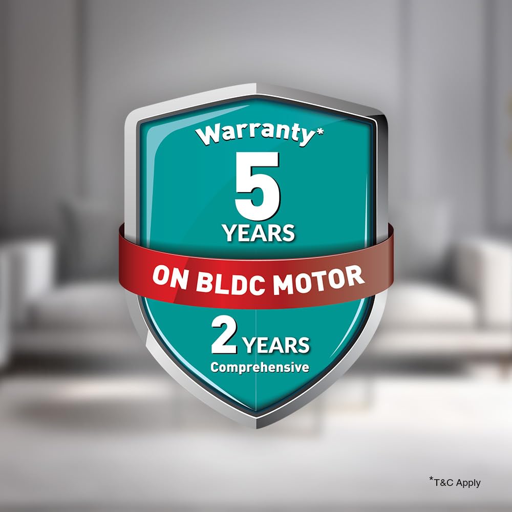 KUHL Twist L3 1320 mm 65% Power Saving BLDC Ceiling Fan | BEE 5 Star Rated & ISI Marked | High Air Flow | 5 Year Warranty on Motor By Brand | Free Installation | White