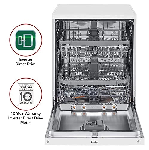 LG 14 Place Settings Dishwasher (DFB424FW, White color)